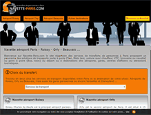 Tablet Screenshot of navette-paris.com